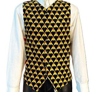 GIANNI VERSACE ( Rare ) Vintage Velvet Bumble Bee Vest F/W 1995/96